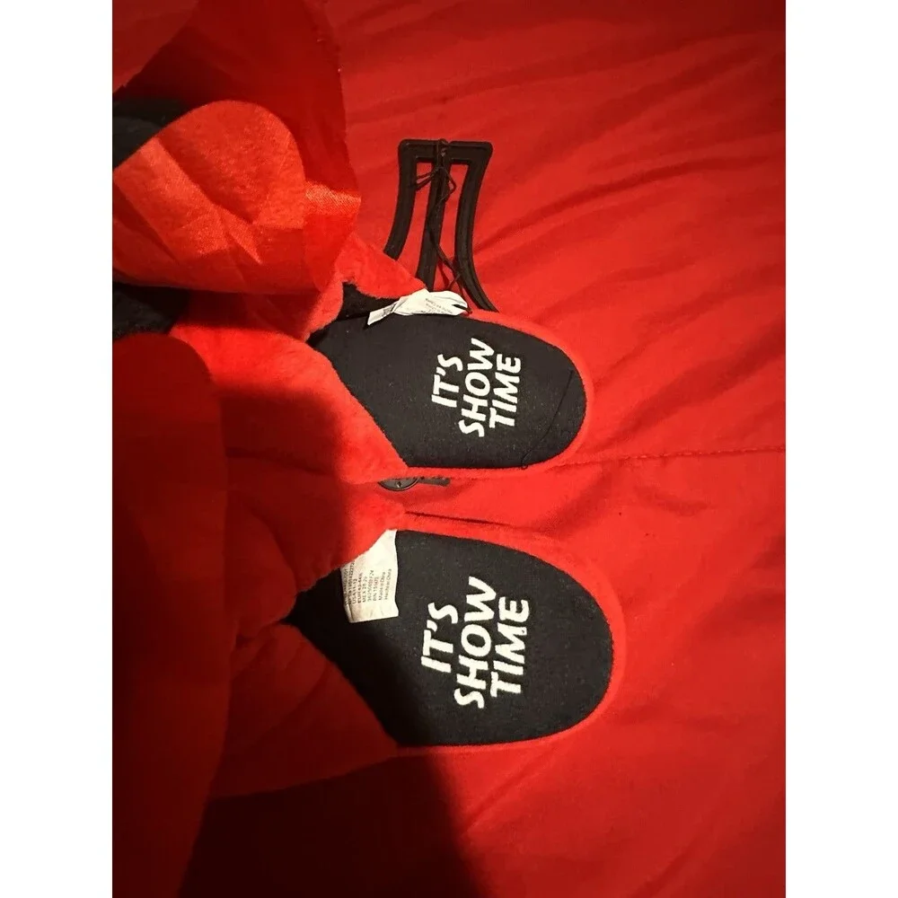 Pantuflas Lydia Deetz Beetlejuice - Vestido Rojo - Talla 11/12 - N de Mujer
